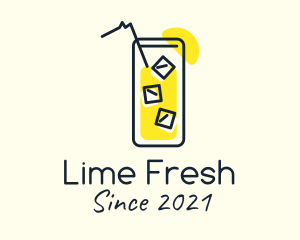 Iced Lemonade Cooler logo design