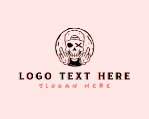 Skull Profanity Fuck logo