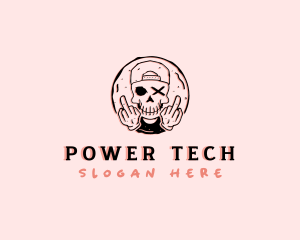 Skull Profanity Fuck logo