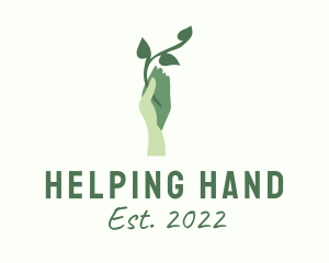 Hand Vine Agriculture  logo design