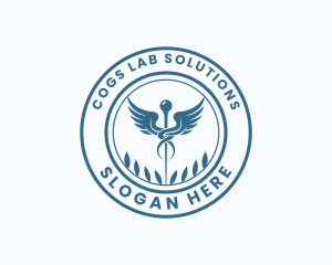 Caduceus Healthcare Lab logo design