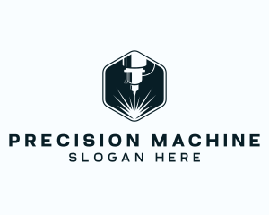 Industrial Laser Machine logo design