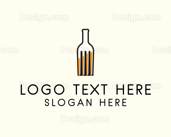 Food Fork Drink Bottle Logo