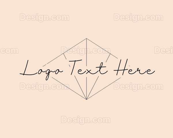 Elegant Script Diamond Logo