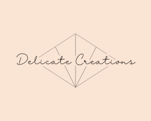 Elegant Script Diamond logo design