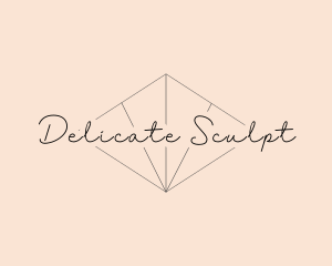 Elegant Script Diamond logo design