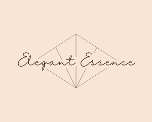 Elegant Script Diamond logo design