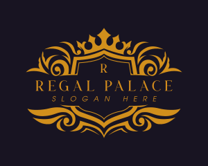 Regal Crown Crest logo design