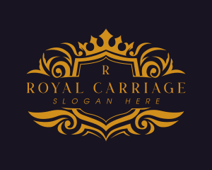 Regal Crown Crest logo design