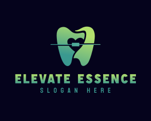 Tooth Braces Dentistry Logo