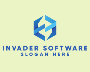 Generic Hexagon Software logo design