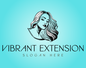 Hair Salon Extensions logo design