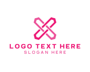 Tech Digital Letter X logo
