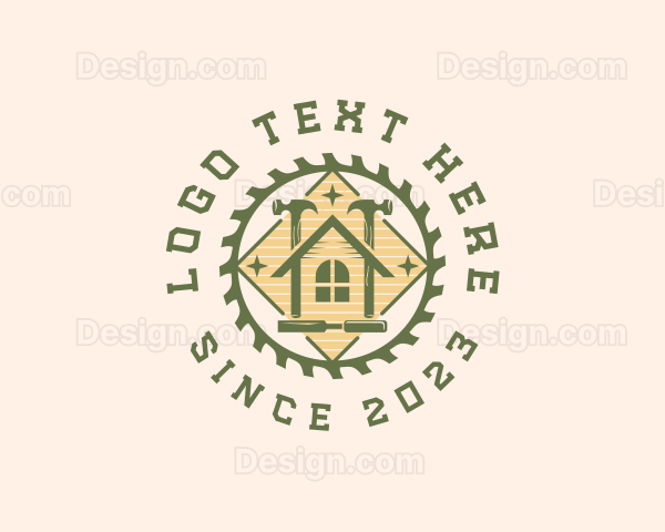 House Woodworking Tools Logo
