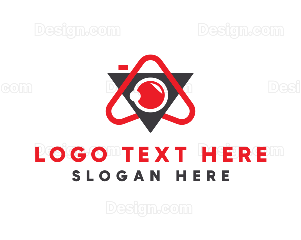 Abstract Futuristic Media Logo