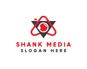 Abstract Futuristic Media logo design