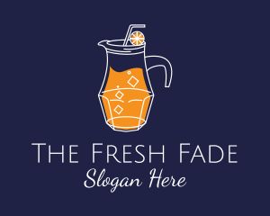 Orange Juice Pitcher logo design