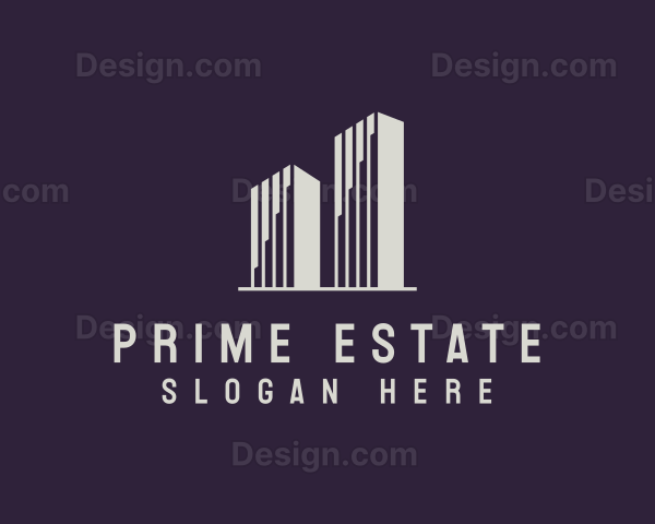 High Rise Tower Property Logo
