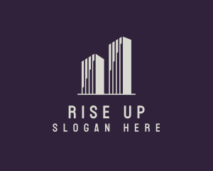 High Rise Tower Property logo design