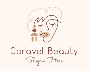 Beauty Woman Earring logo design