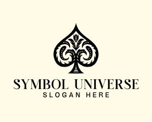 Royalty Spade Symbol  logo