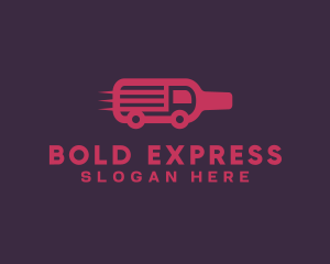 Express Wine Bottle logo design