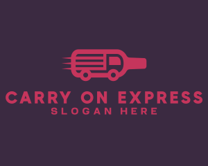 Express Wine Bottle logo design