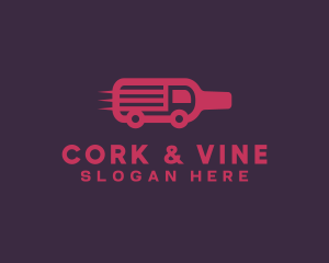 Express Wine Bottle logo design