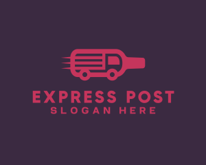 Express Wine Bottle logo design