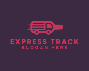 Express Wine Bottle logo design