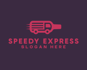 Express Wine Bottle logo design