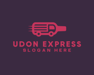 Express Wine Bottle logo design