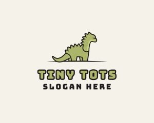 Cartoon Dinosaur Reptile logo design