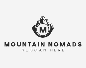 Mountain Valley Nature Camping logo design