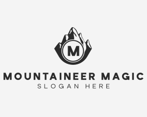 Mountain Valley Nature Camping logo design