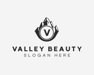 Mountain Valley Nature Camping logo design