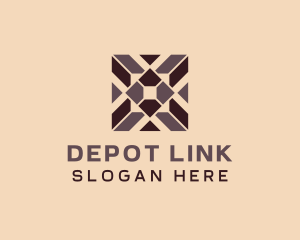 Tile Flooring Home Depot logo design