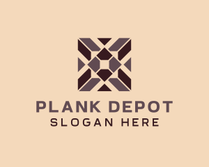 Tile Flooring Home Depot logo design