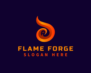 Fire Fuel Flame logo design