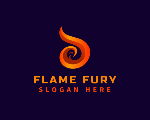 Fire Fuel Flame logo design