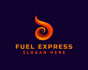 Fire Fuel Flame logo design