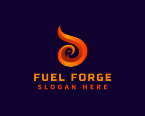 Fire Fuel Flame logo design