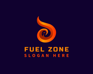 Fire Fuel Flame logo design