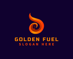 Fire Fuel Flame logo design