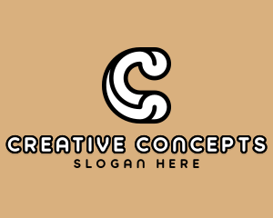 Creative Agency Letter C  logo design