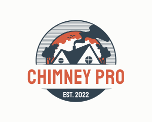 Forest House Chimney logo design