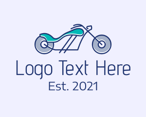 Motorcycle Race Biker  logo design
