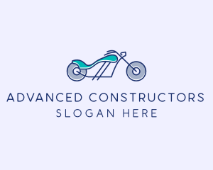 Motorcycle Race Biker  logo design