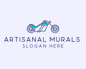 Motorcycle Race Biker  logo design