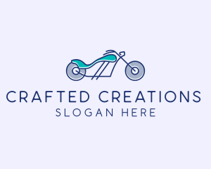 Motorcycle Race Biker  logo design